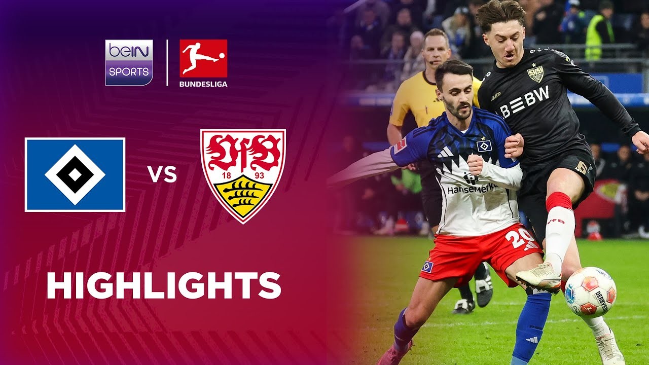 #ไฮไลท์ฟุตบอล [ ฮัมบูร์ก 2 - 1 สตุ๊ตการ์ต ] บุนเดสลีก้า เยอรมัน 2025/1.12.68