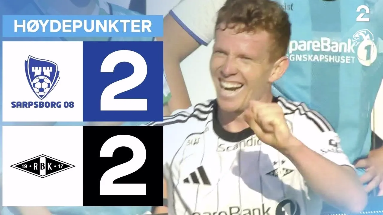 ไฮไลท์ฟุตบอล ชาร์ปบอร์ก เปิดบ้านเจ๊าโรเซนบอร์ก 2-2 ศึกนอร์เวย์ทิปเปลีเก้น 2025 วันที่ 19 กรกฎาคม 2568