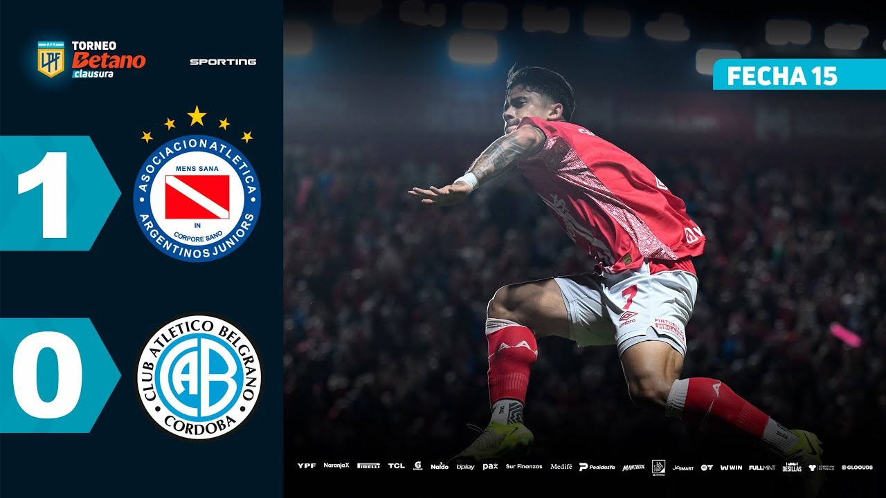 #ไฮไลท์ฟุตบอล [ อาร์เจนติโนส จูเนียร์ส 1 - 0 เบลกราโน่ ] อาร์เจนติน่า พรีเมียร์ ดิวิชั่น 2025/11.11.68