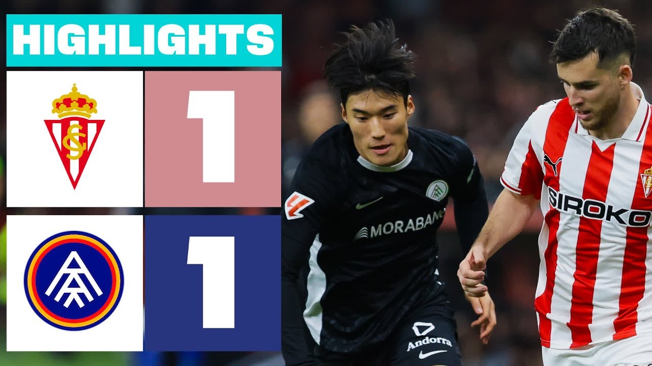 #ไฮไลท์ฟุตบอล [ สปอร์ติ้ง กิฆ่อน 1 - 1 อันดอร์ร่า ซีเอฟ ] อเดลันเต้ สเปน 2025/29.11.68