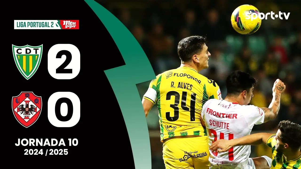 ไฮไลท์ฟุตบอล 05/11/2567 ซีดี ทอนเดลา ชนะ ยูดี โอลิเวียร์เร็นเซ่ 2-0 ศึกโปรตุเกส ดิวิชั่น2 ลีกดาวรุ่งรับทรัพย์