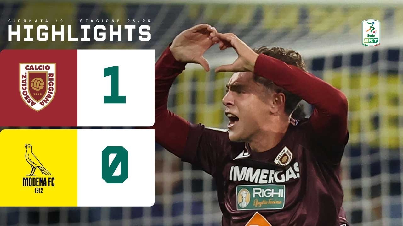#ไฮไลท์ฟุตบอล [ เรจเจียน่า 1 - 0 โมเดน่า ] เซเรียบี อิตาลี 2025/29.10.68