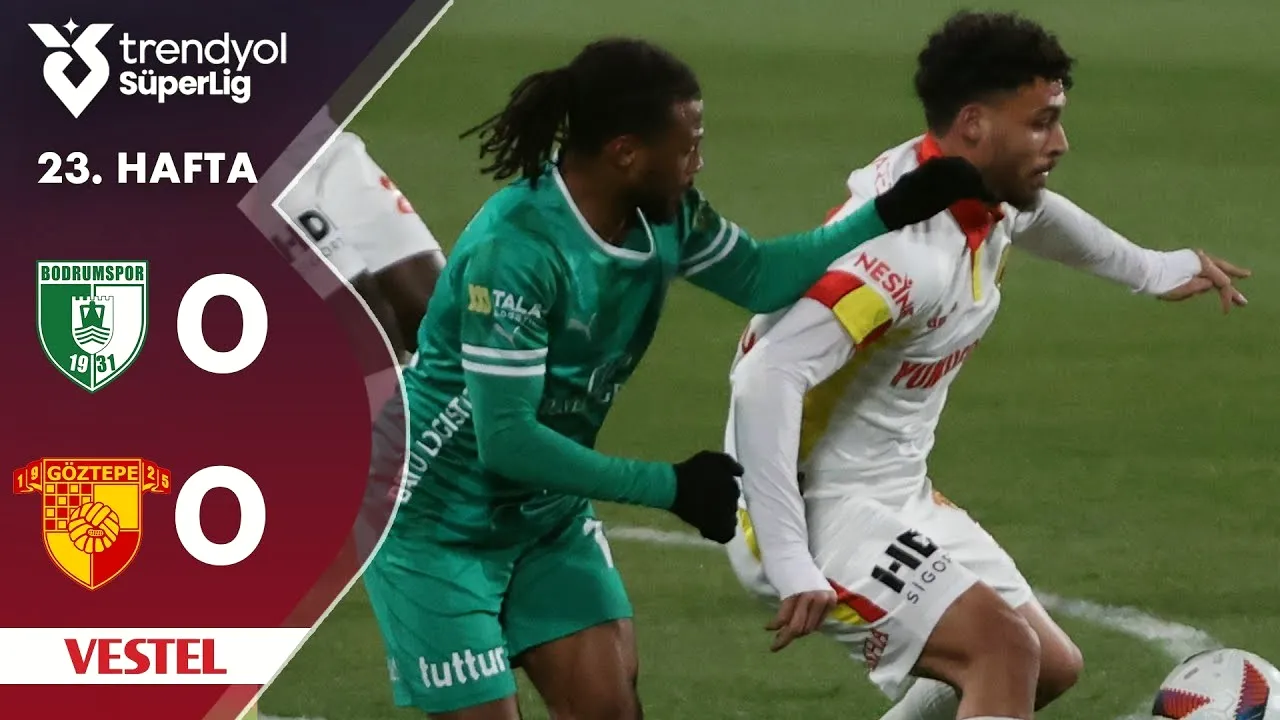 โบดรุมสปอร์เจ๊ากัซเทป 0-0 ไร้สกอร์ในตุรกี ซุปเปอร์ลีก วันที่ 11 กุมภาพันธ์ 2568